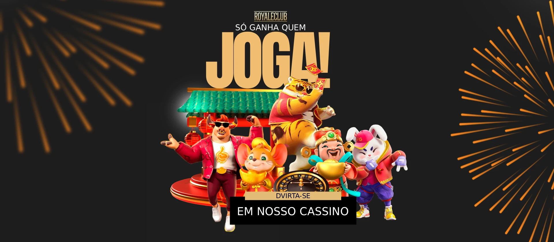 Banner promocional do cassino